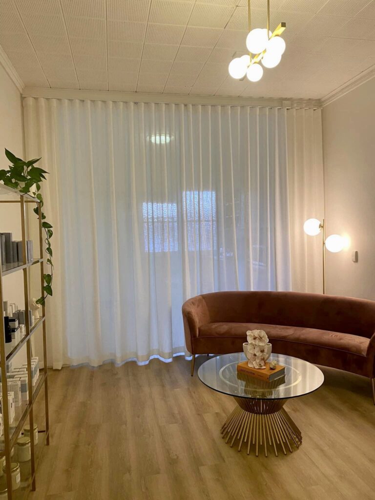 Sheer curtains in a Wagga living room